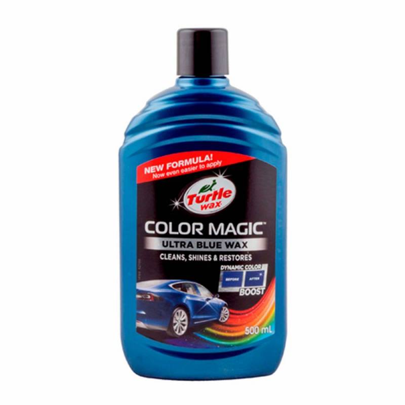 Цветообогащённый полироль СИНИЙ Color Magic 500 мл EXTRA FILL Turtle Wax