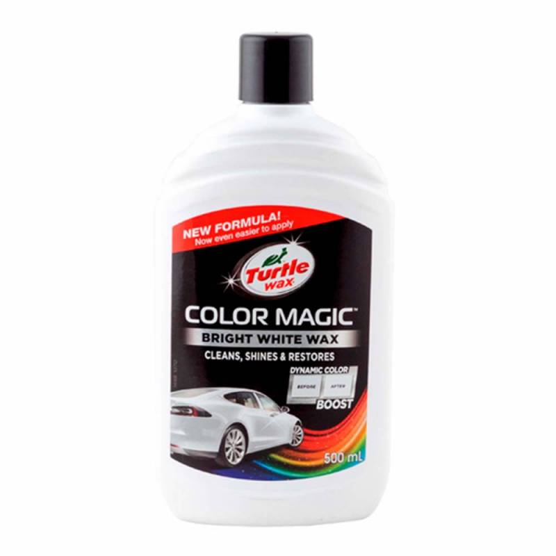 Цветообогащённый полироль БЕЛЫЙ Color Magic 500 мл EXTRA FILL Turtle Wax