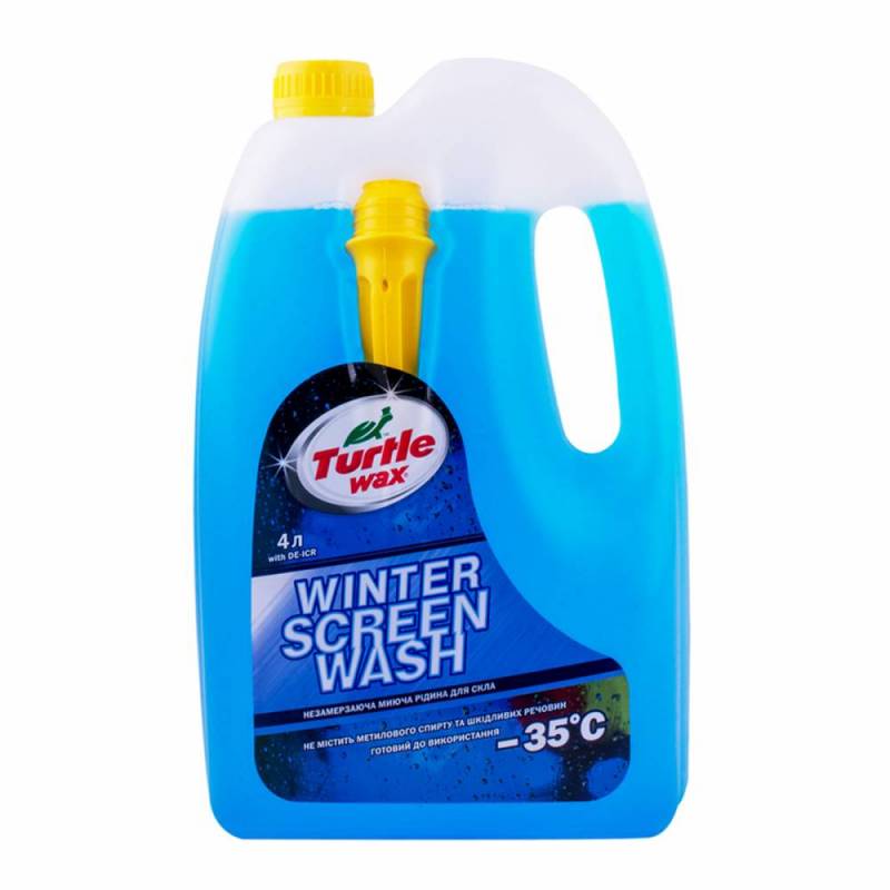 Омыватель авто стекла зимний "Жидкое пламя" Turtle Wax -35ºC 4л
