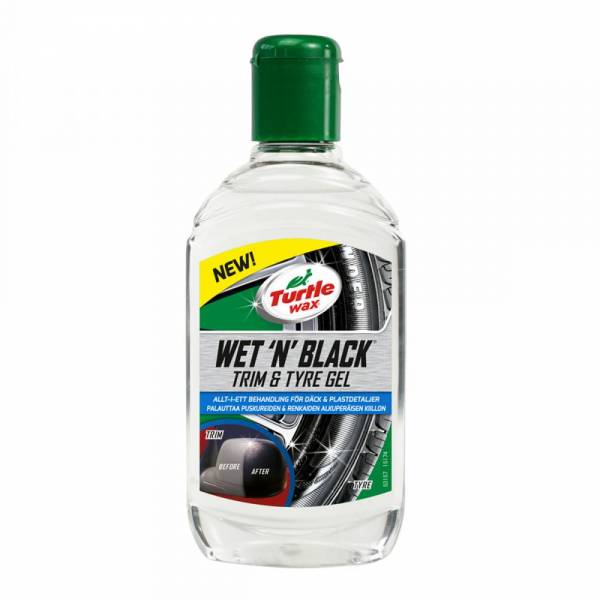 Полироль-гель Чёрный Лоск "Wet N Black" 300мл