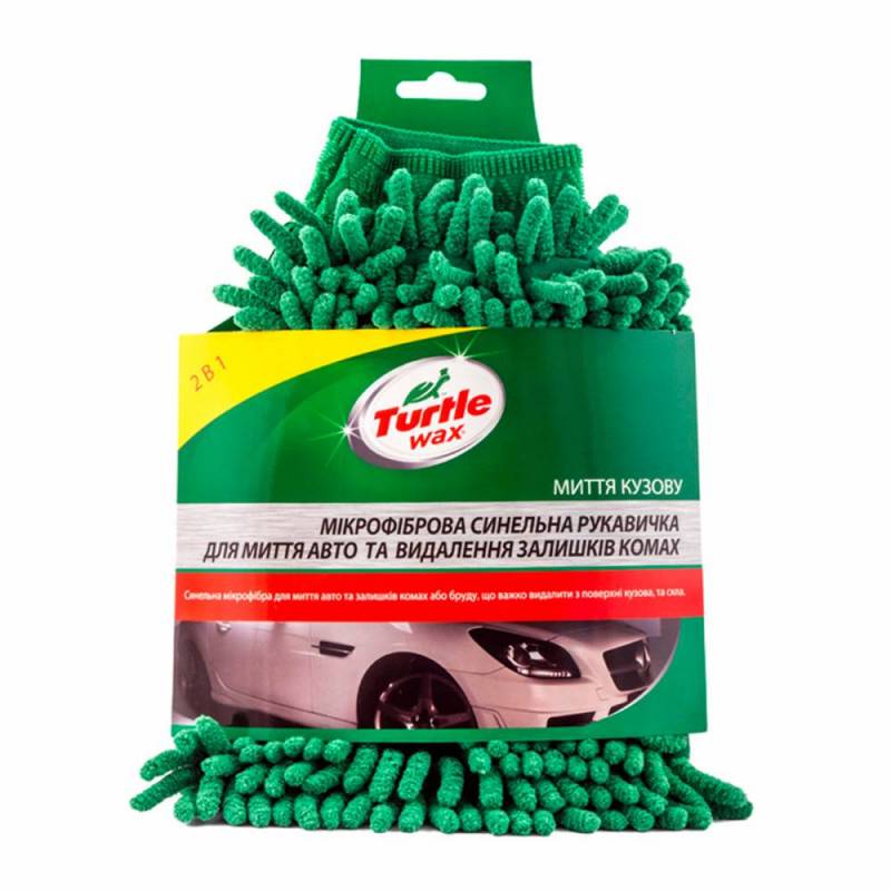 Микрофибровая синельная перчатка для удаления следов насекомых Turtle Wax